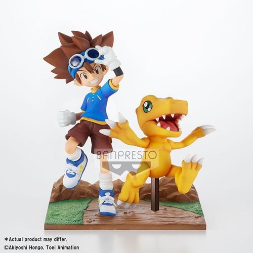 Digimon Adventure Taich and Agumon DXF Adventure Archives Statue